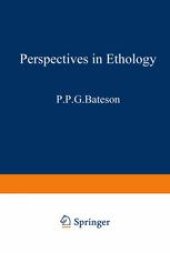 book Perspectives in Ethology