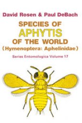 book Species of Aphytis of the World: Hymenoptera: Aphelinidae