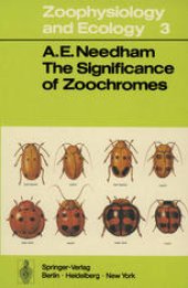 book The Significance of Zoochromes