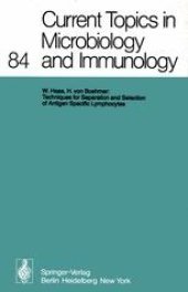 book Current Topics in Microbiology and Immunology