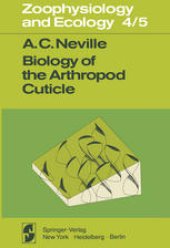 book Biology of the Arthropod Cuticle