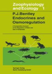 book Endocrines and Osmoregulation: A Comparative Account of the Regulation of Water and Salt in Vertebrates