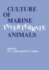 book Culture of Marine Invertebrate Animals: Proceedings — 1st Conference on Culture of Marine Invertebrate Animals Greenport