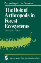 book The Role of Arthropods in Forest Ecosystems