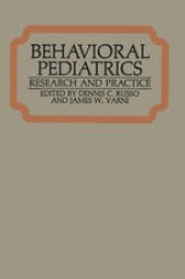 book Behavioral Pediatrics: Research and Practice