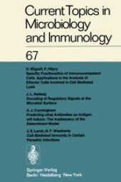 book Current Topics in Microbiology and Immunology / Ergebnisse der Microbiologie und Immunitatsforschung