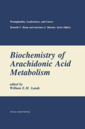 book Biochemistry of Arachidonic Acid Metabolism