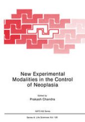 book New Experimental Modalities in the Control of Neoplasia