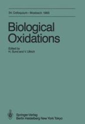 book Biological Oxidations