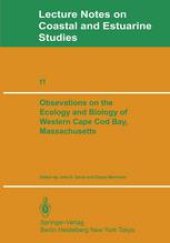 book Observations on the Ecology and Biology of Western Cape Cod Bay, Massachusetts