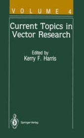 book Current Topics in Vector Research