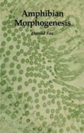 book Amphibian Morphogenesis