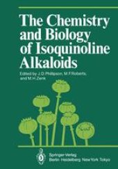 book The Chemistry and Biology of Isoquinoline Alkaloids