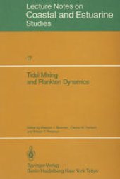 book Tidal Mixing and Plankton Dynamics