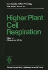 book Higher Plant Cell Respiration