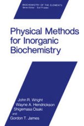 book Physical Methods for Inorganic Biochemistry