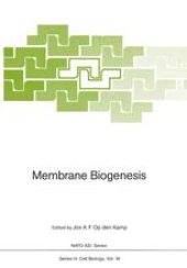 book Membrane Biogenesis