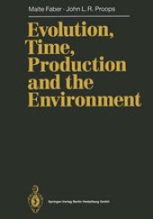 book Evolution, Time, Production and the Environment