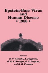 book Epstein-Barr Virus and Human Disease • 1988