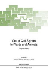 book Cell to Cell Signals in Plants and Animals: Progress Report