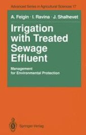 book Irrigation with Treated Sewage Effluent: Management for Environmental Protection