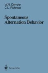 book Spontaneous Alternation Behavior