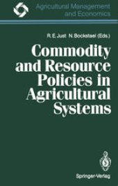 book Commodity and Resource Policies in Agricultural Systems