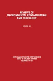 book Reviews of Environmental Contamination and Toxicology