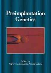 book Preimplantation Genetics