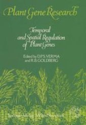 book Temporal and Spatial Regulation of Plant Genes