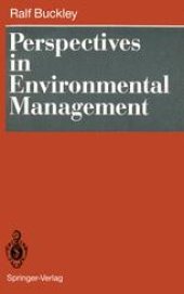 book Perspectives in Environmental Management