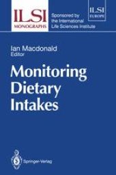 book Monitoring Dietary Intakes