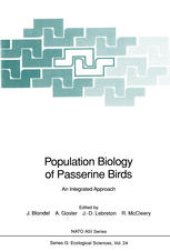 book Population Biology of Passerine Birds: An Integrated Approach