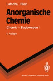 book Anorganische Chemie: Chemie — Basiswissen I