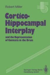 book Cortico-Hippocampal Interplay and the Representation of Contexts in the Brain