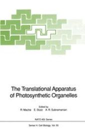 book The Translational Apparatus of Photosynthetic Organelles