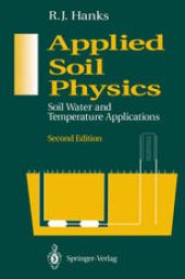 book Applied Soil Physics: Soil Water and Temperature Applications