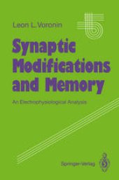 book Synaptic Modifications and Memory: An Electrophysiological Analysis