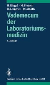 book Vademecum der Laboratoriumsmedizin