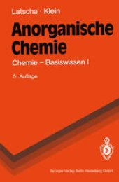 book Anorganische Chemie: Chemie — Basiswissen I