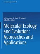 book Molecular Ecology and Evolution: Approaches and Applications