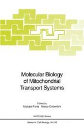 book Molecular Biology of Mitochondrial Transport Systems