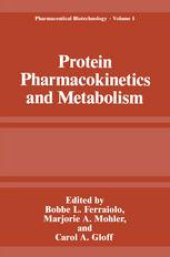 book Protein Pharmacokinetics and Metabolism