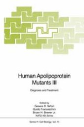 book Human Apolipoprotein Mutants III: Diagnosis and Treatment