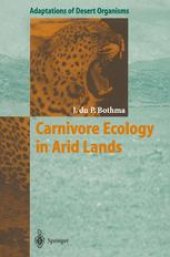 book Carnivore Ecology in Arid Lands