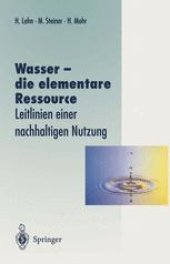 book Wasser — die elementare Ressource: Leitlinien einer nachhaltigen Nutzung