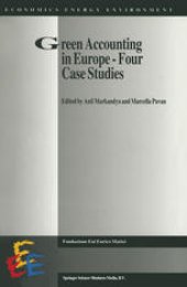 book Green Accounting in Europe — Four case studies