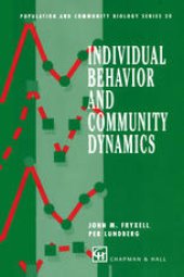 book Individual Behavior and Community Dynamics