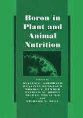 book Boron in Plant and Animal Nutrition