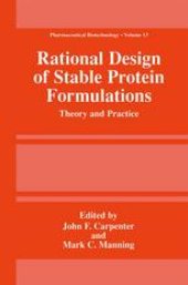 book Rational Design of Stable Protein Formulations: Theory and Practice